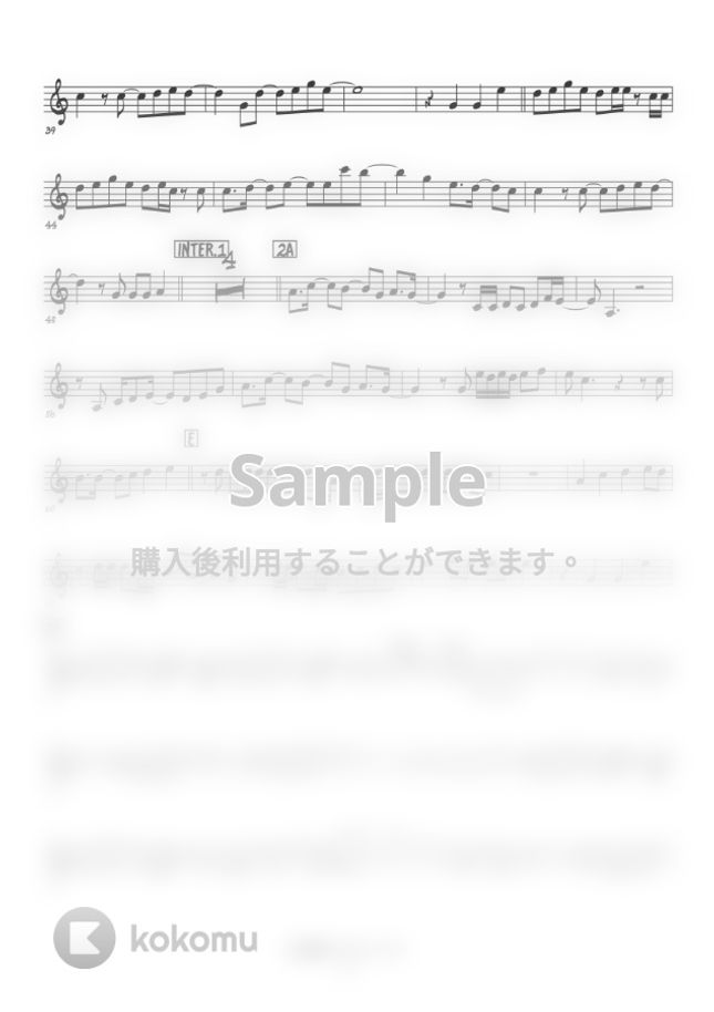 LiSA 「鬼滅の刃」 - 紅蓮華 (トランペットメロディー譜面) by 高田将利
