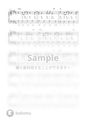 進撃の巨人 紅蓮の弓矢 かんたん 歌詞付き ドレミ付き 初心者 By Piano Tokyo楽譜