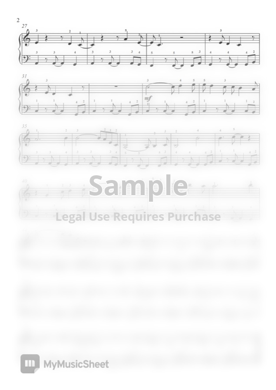 B.E.King Stand by Me Sheet