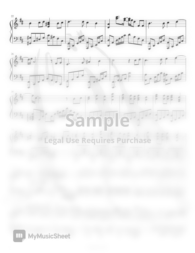 Janne Da Arc 月光花 げっこうか ブラック ジャック Black Jack Op Anime Song Sheet Music Piano Ver By Lilac C Sheet