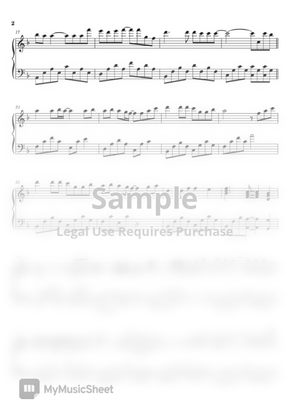 光良 Michael Wong 童話「Fairy Tale (Tong Hua) 」 (Sheet Music, MIDI,) by