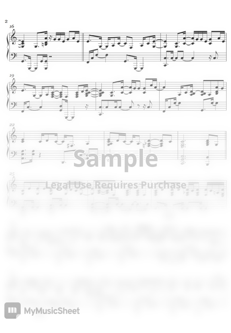 Bruno Mars Bruno Mars When I Was Your Man (Piano version) by Mark