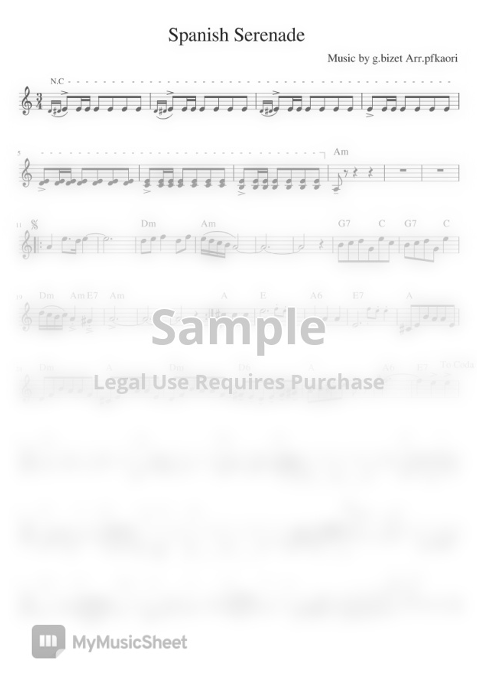 Am Piano Chord