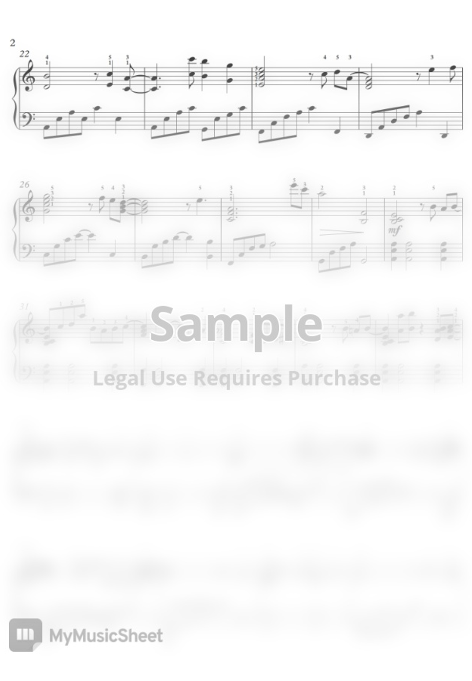 Aha Hunting High and Low Hoja by Adelina Piano