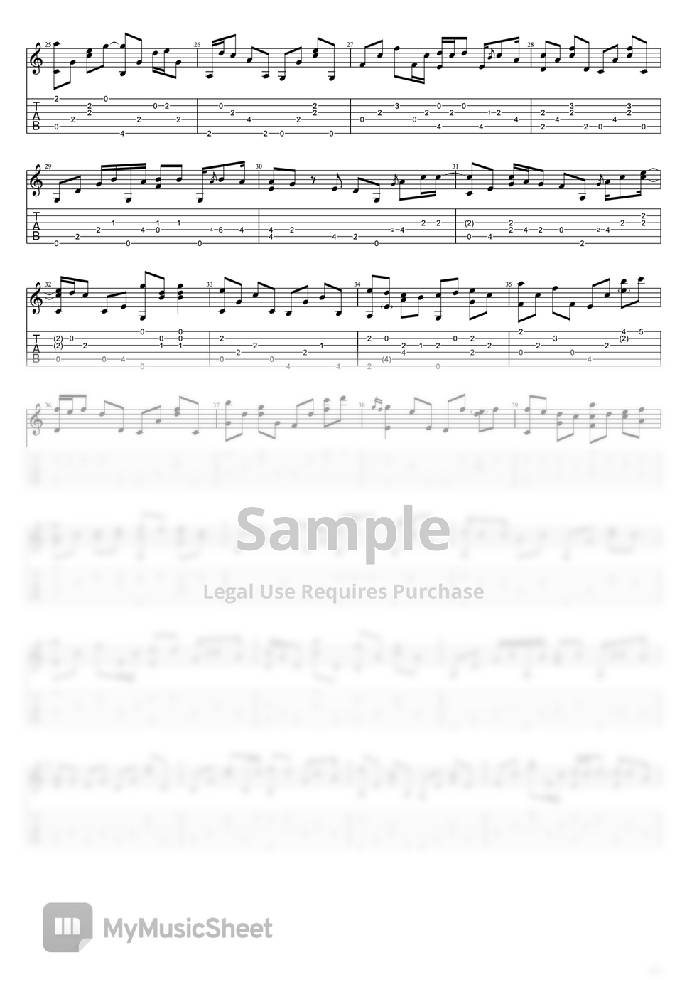 Procol Harum A Whiter Shade Of Pale (Fingerstyle Guitar Arrangement, Standard Tuning, Capo 3rd
