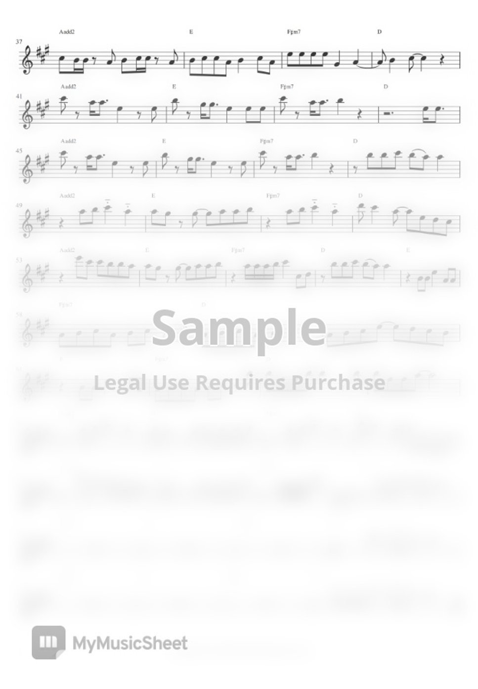 IU 아이유 Celebrity (Flute Sheet Music) Partitura by sonye flute