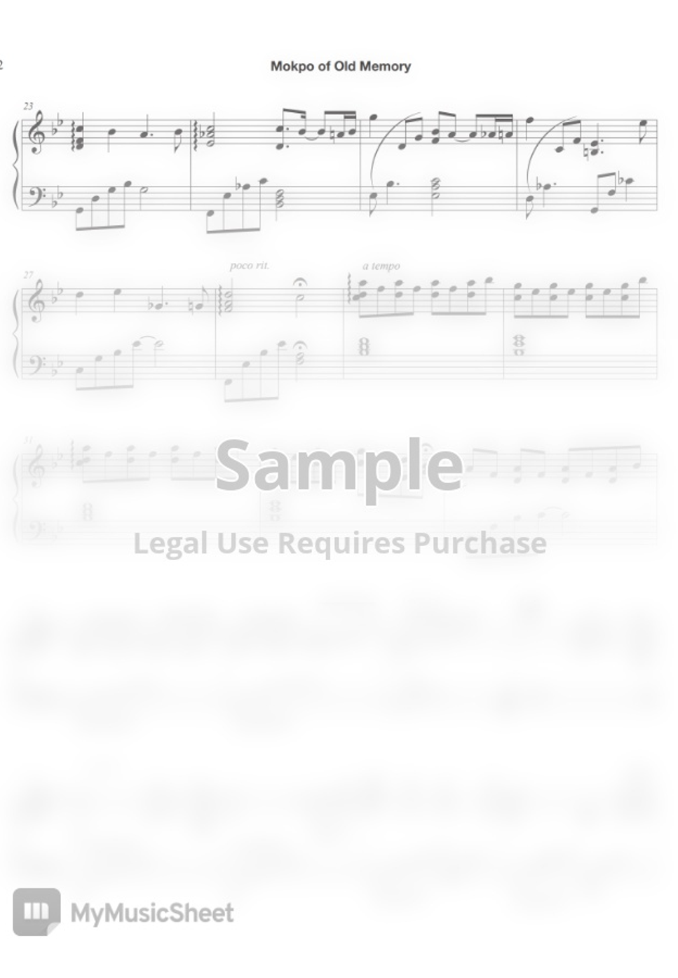 Jisu Kim Mokpo of Old Memory Drama 'Our Blues' BGM) by Tully