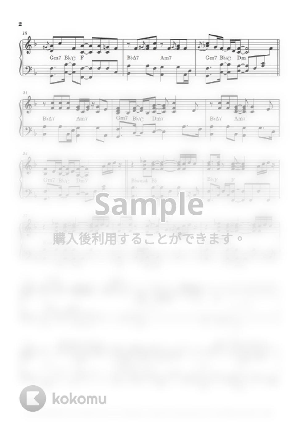 RENT SEASONS OF LOVE (ミュージカル「RENT」より SEASONS OF LOVE この楽譜はYoutubeで石田