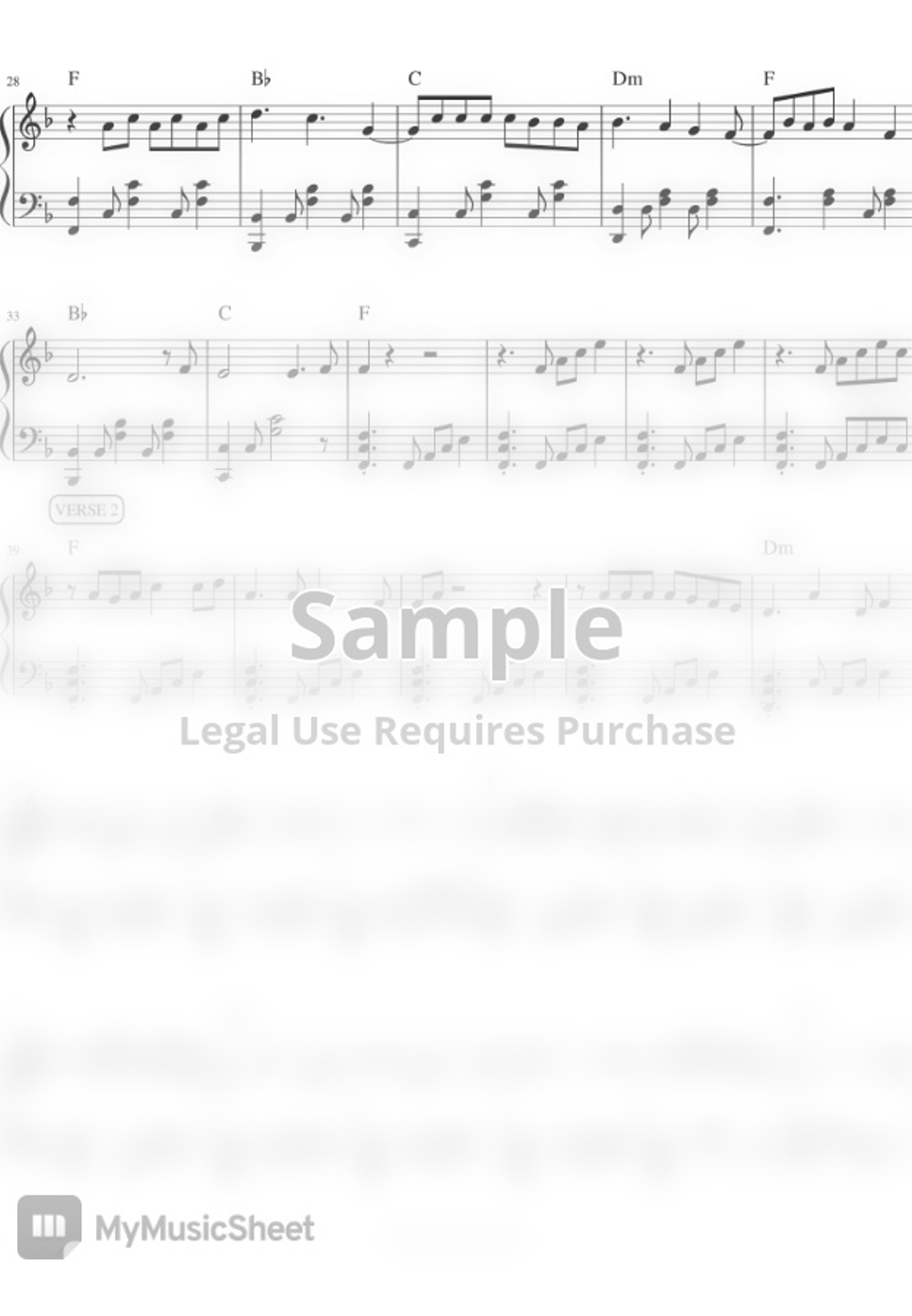 Paramore Still Into You (piano sheet music) by Mel's Music Corner