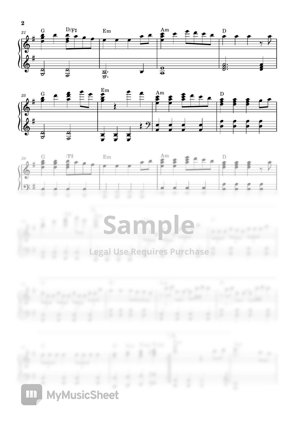 Ive i am sheets by hellopiano