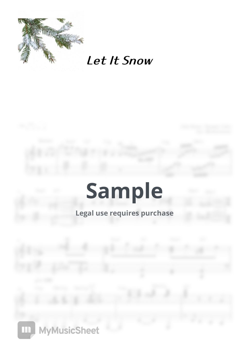 Jule Styne / Sammy Cahn - Let it snow by Miriharmony