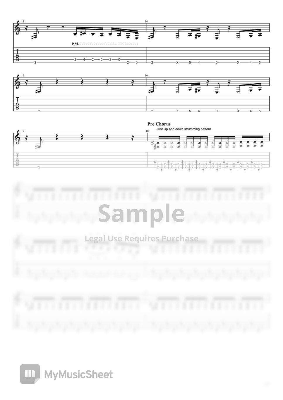 Dreamcatcher DEMIAN Tab + 1staff by Rob Ethereal
