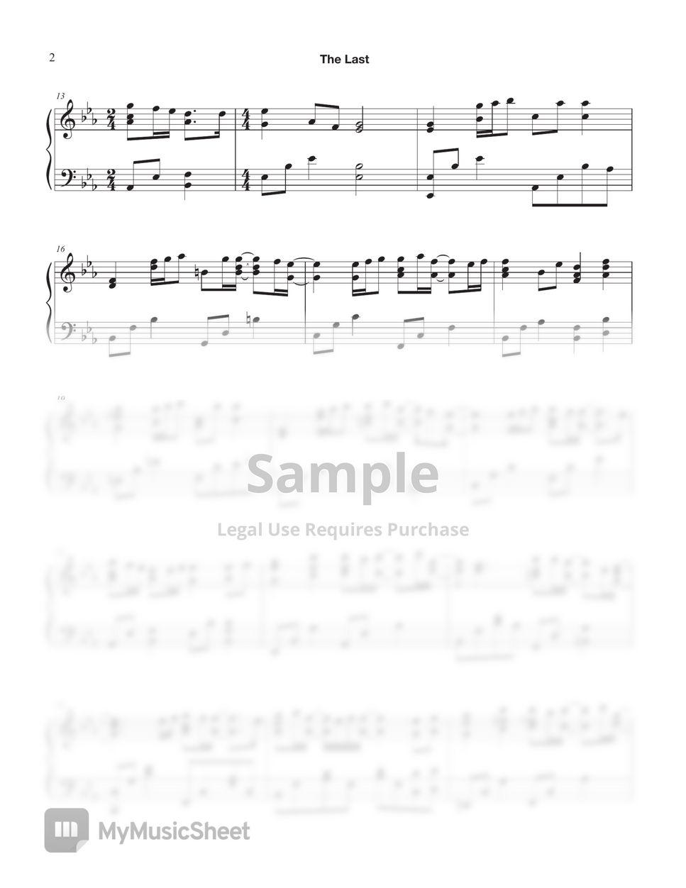 헤이즈 - 마지막 너의 인사 (The Last) Our Blues OST. (Easy Key Transposed) by Tully Piano
