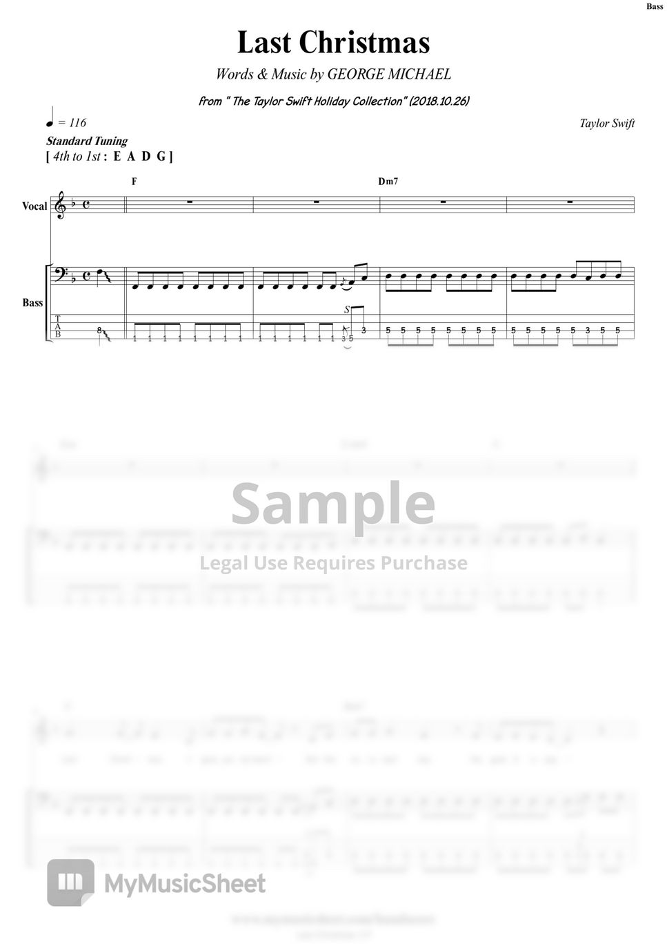 Taylor Swift Last Christmas 