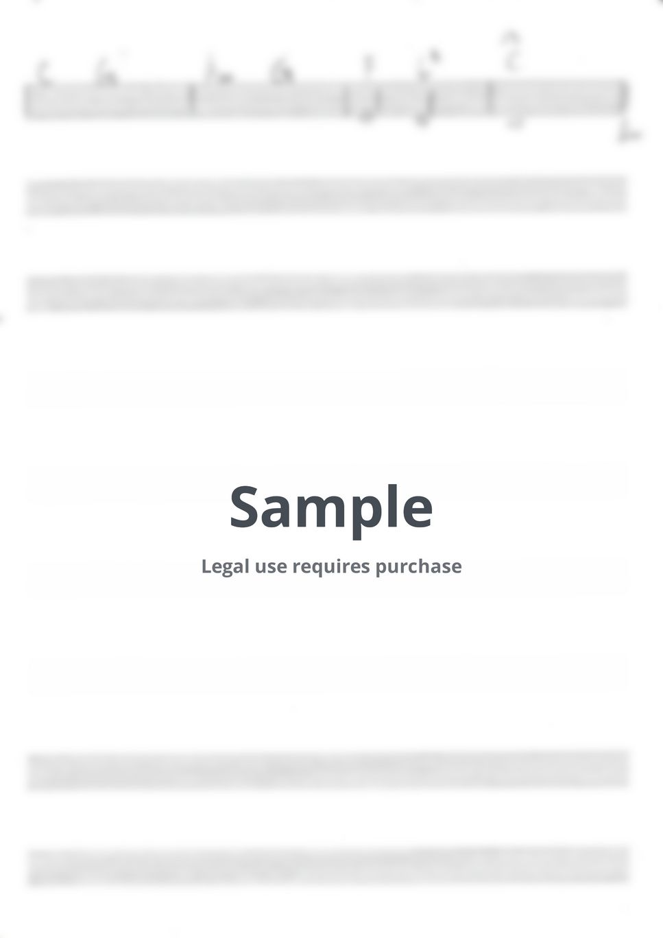 Ingrid Michaelson Can't help Falling in Love Tab + 1staff by edward8561