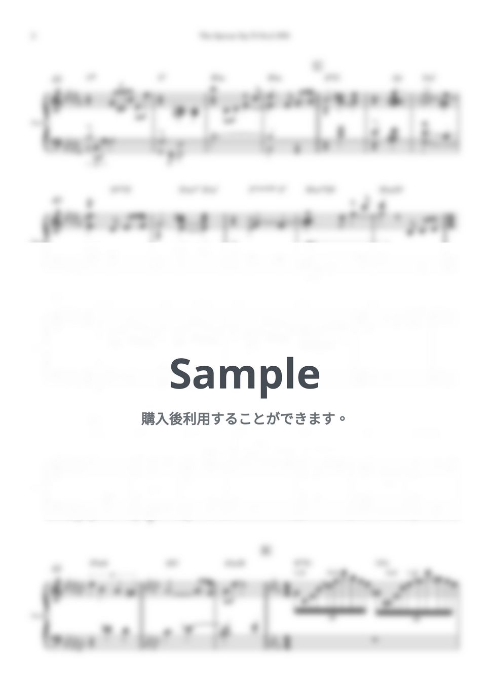 Jean Sibelius - The Spruce Pine (ピアノ ソロ楽譜) by Piano QQQ