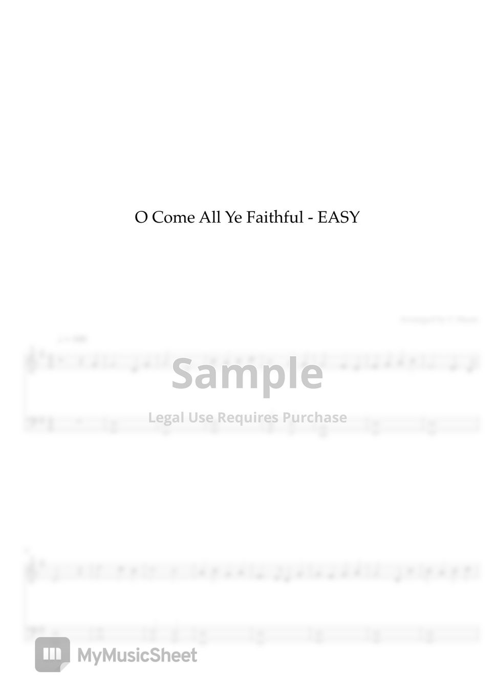 traditional-carol-o-come-all-ye-faithful-easy-version-sheets-by-c-music