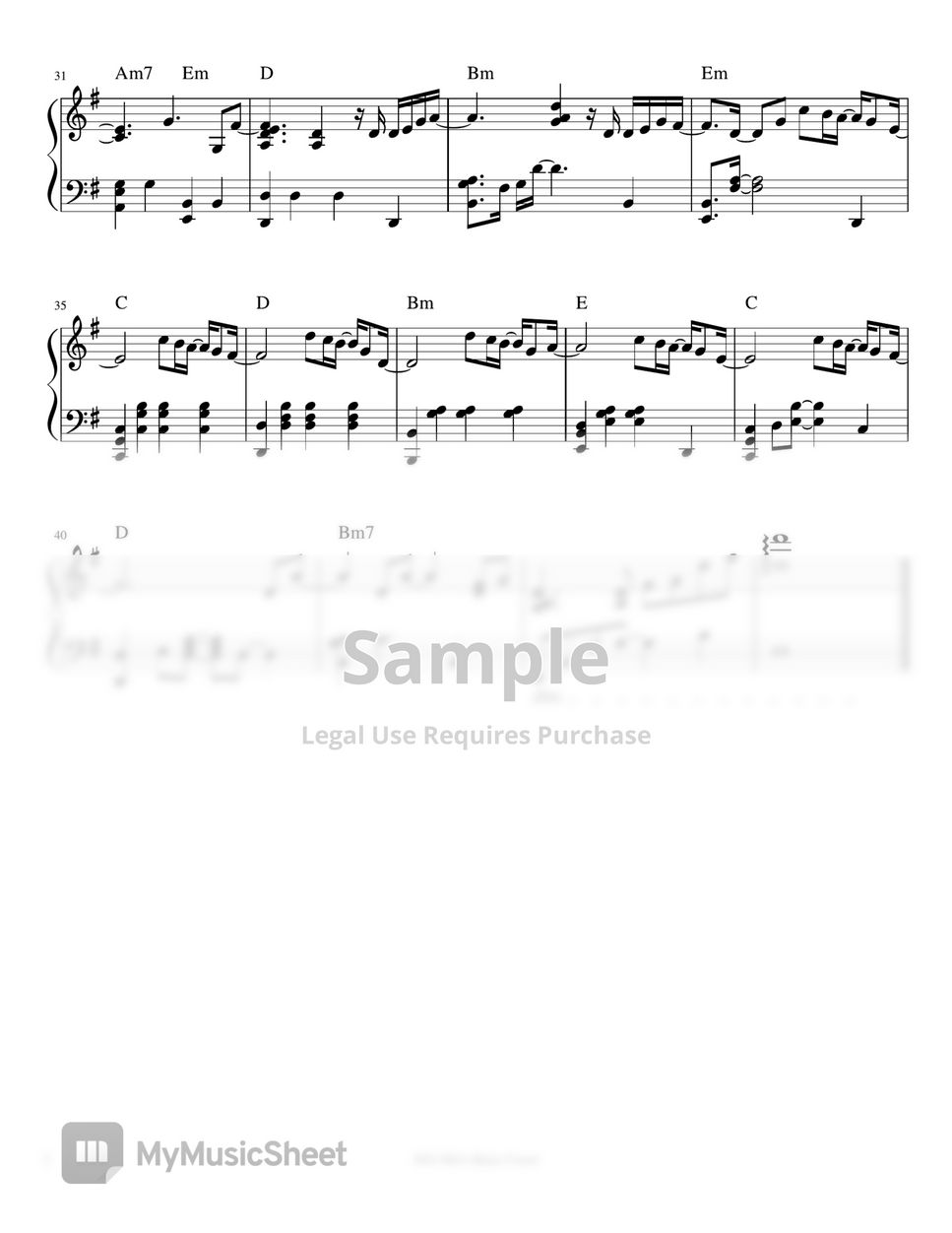 Snowdrop Ost - Destiny Snowdrop OST (piano sheet music) by Mel's Music Corner