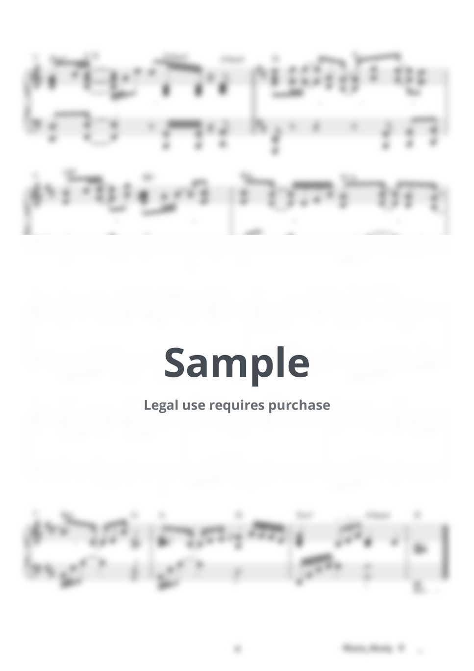 HEUI JAI - HEUI JAI (simplified piano sheet) by Lava