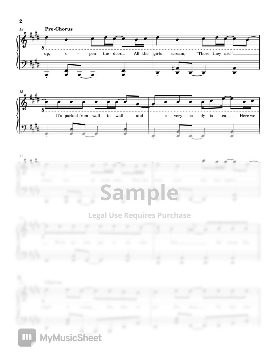 Big time rush city is ours sheets by pianotato