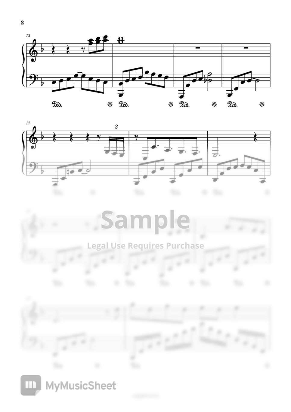 Lin hai - 無羈 (반주MR/피아노악보) by simpleflutemusic
