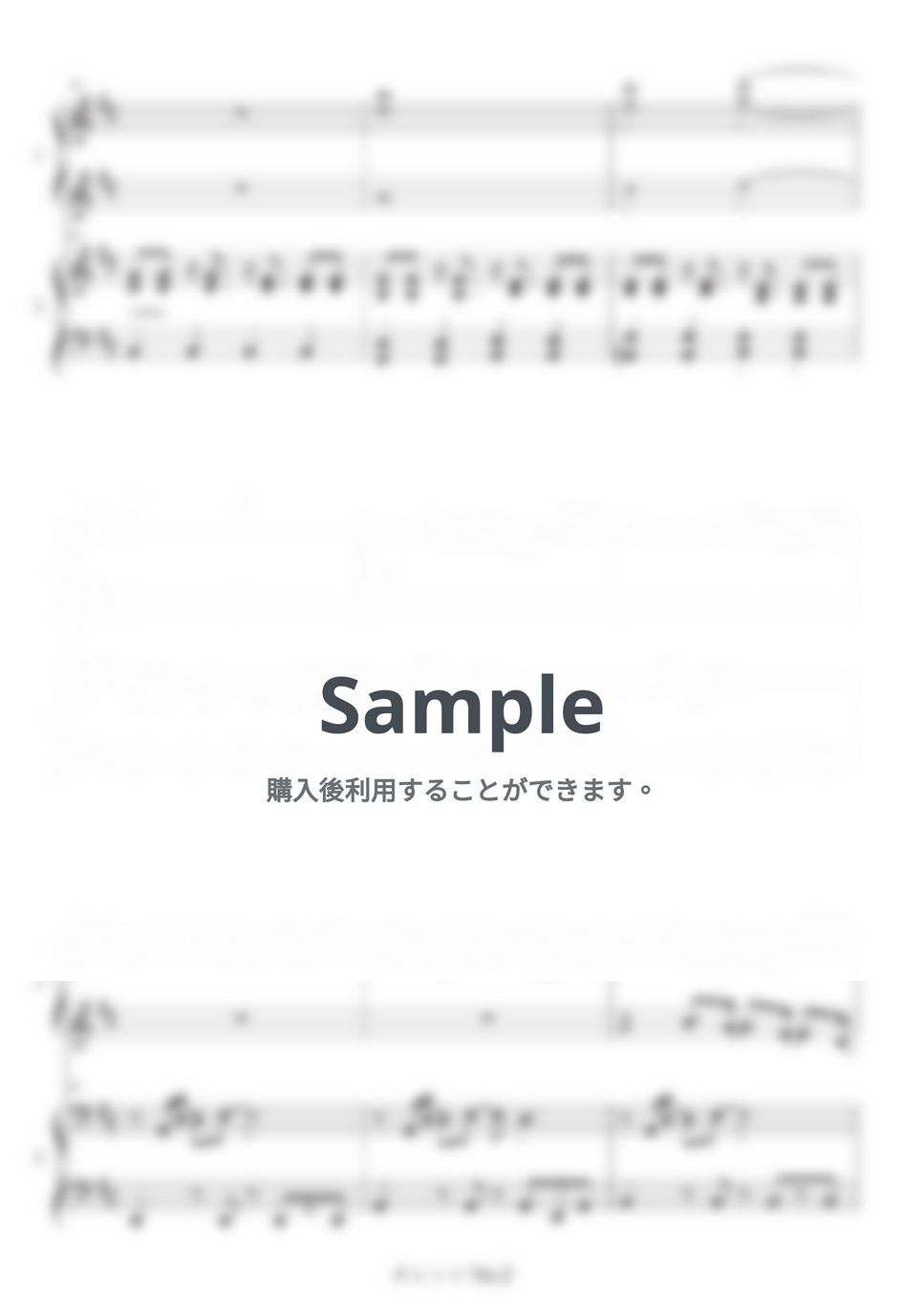 SPYAIR - オレンジ (ピアノ連弾/Full Ver.) by 入江しほり