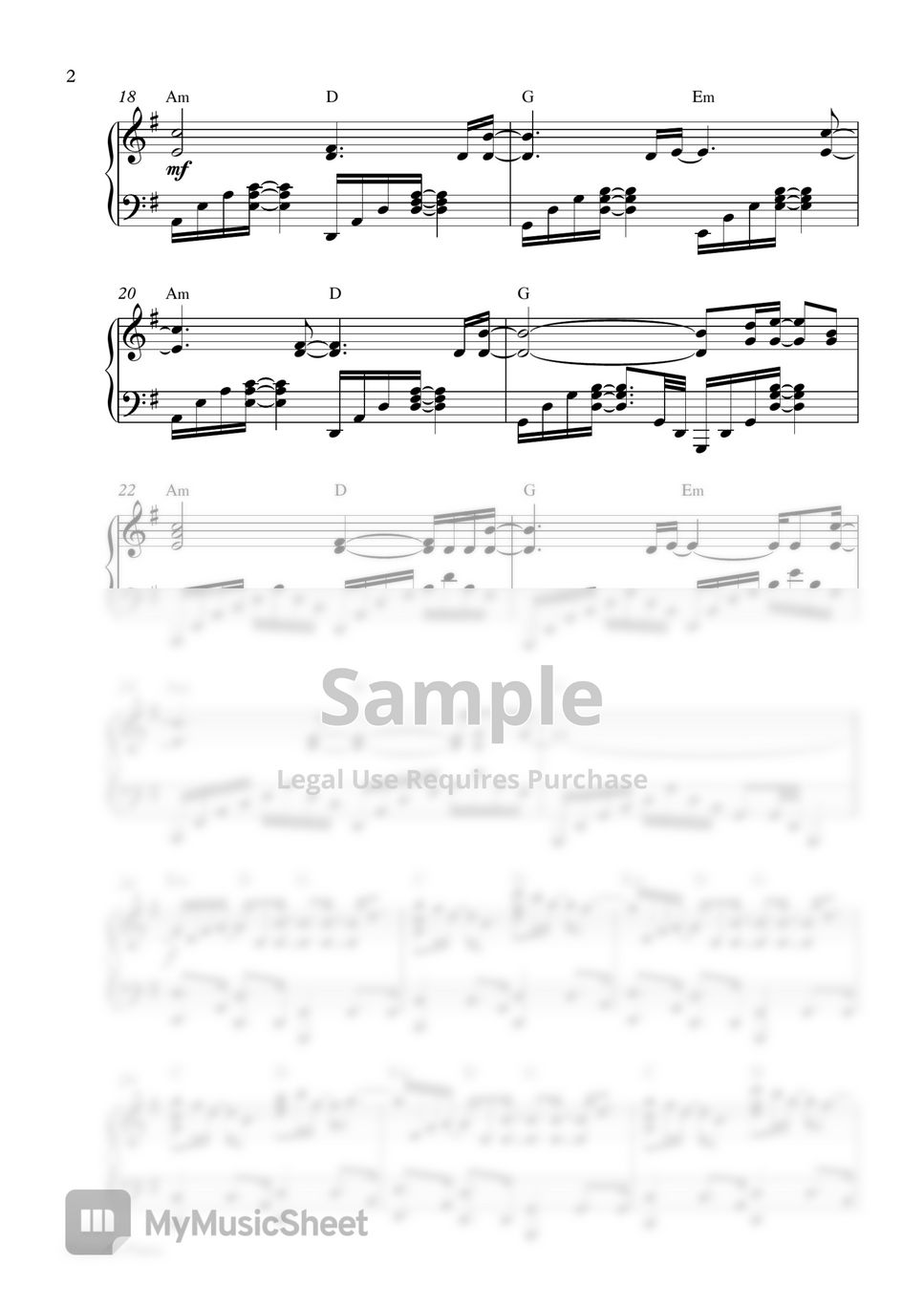 Alan Walker - Sing Me To Sleep (Piano Sheet) by Pianella Piano