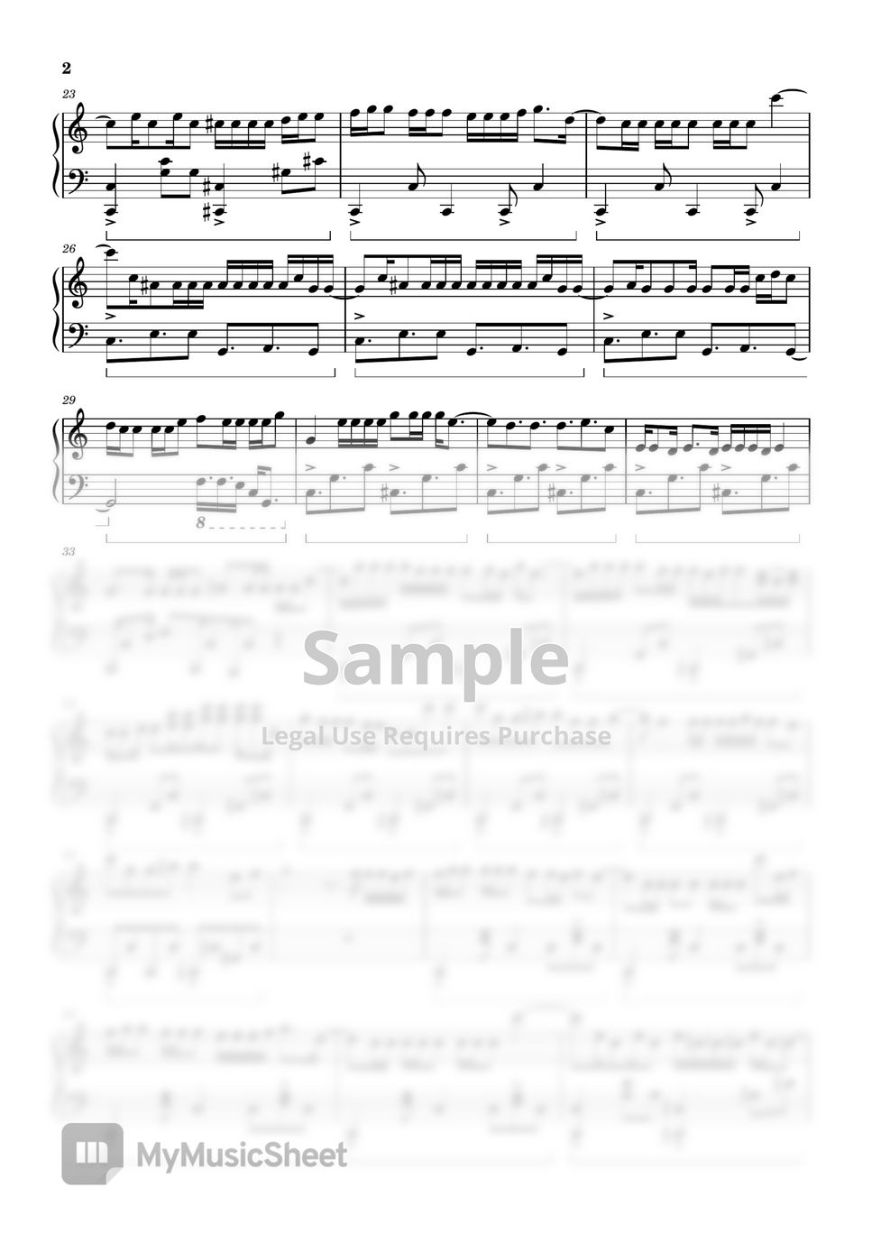 보이즈플래닛 꾹꾹이 ( BOYS ARTIST BATTLE) 스위치 (Switch) 악보 by bvibvi piano