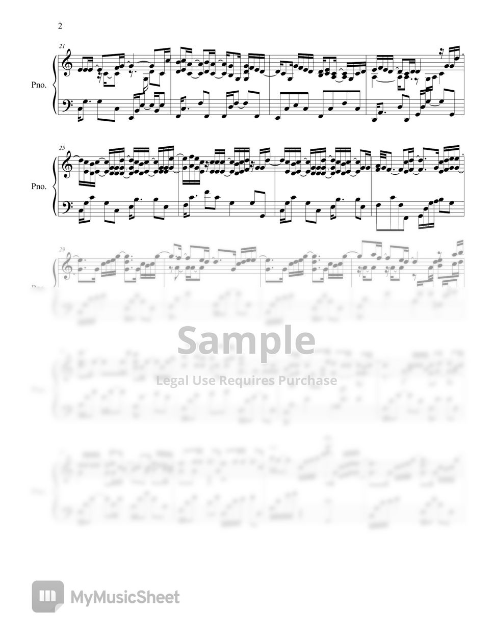 Baek hyun every second ost sheets by piano hug