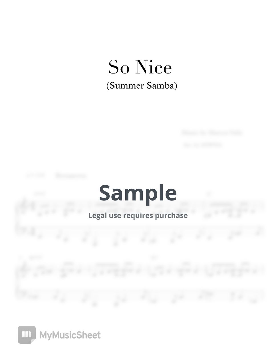 Marcos Valle - So Nice(Summer Samba) (Bossanova jazz) by MIWHA