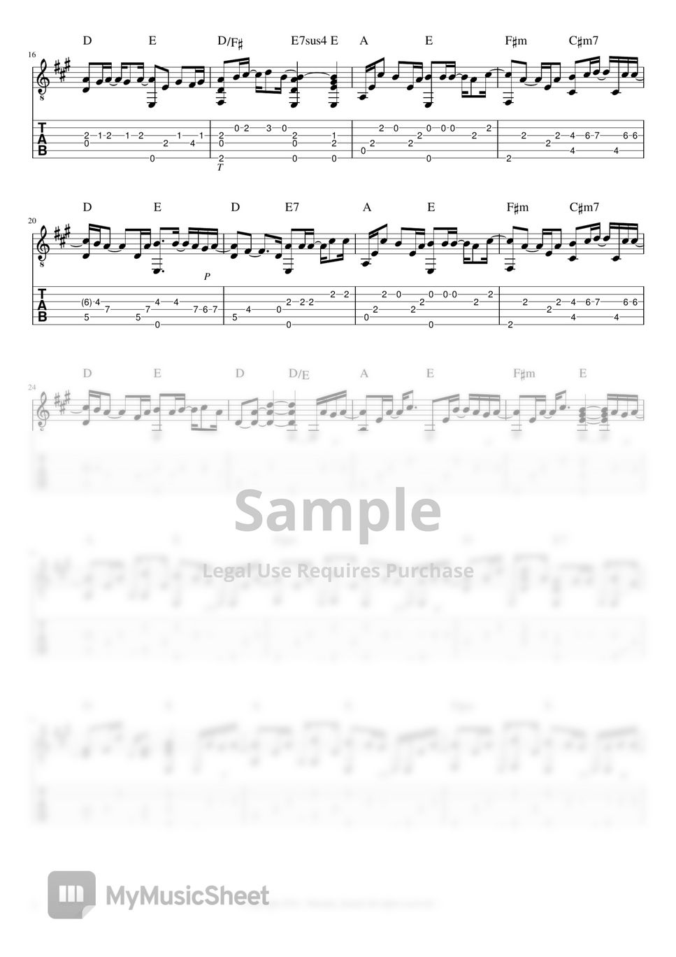 Sheet Music For Who Am I