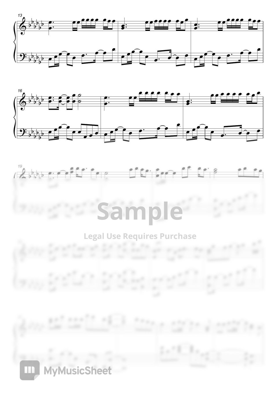 GFRIEND Fever PIANO COVER Sheet Music