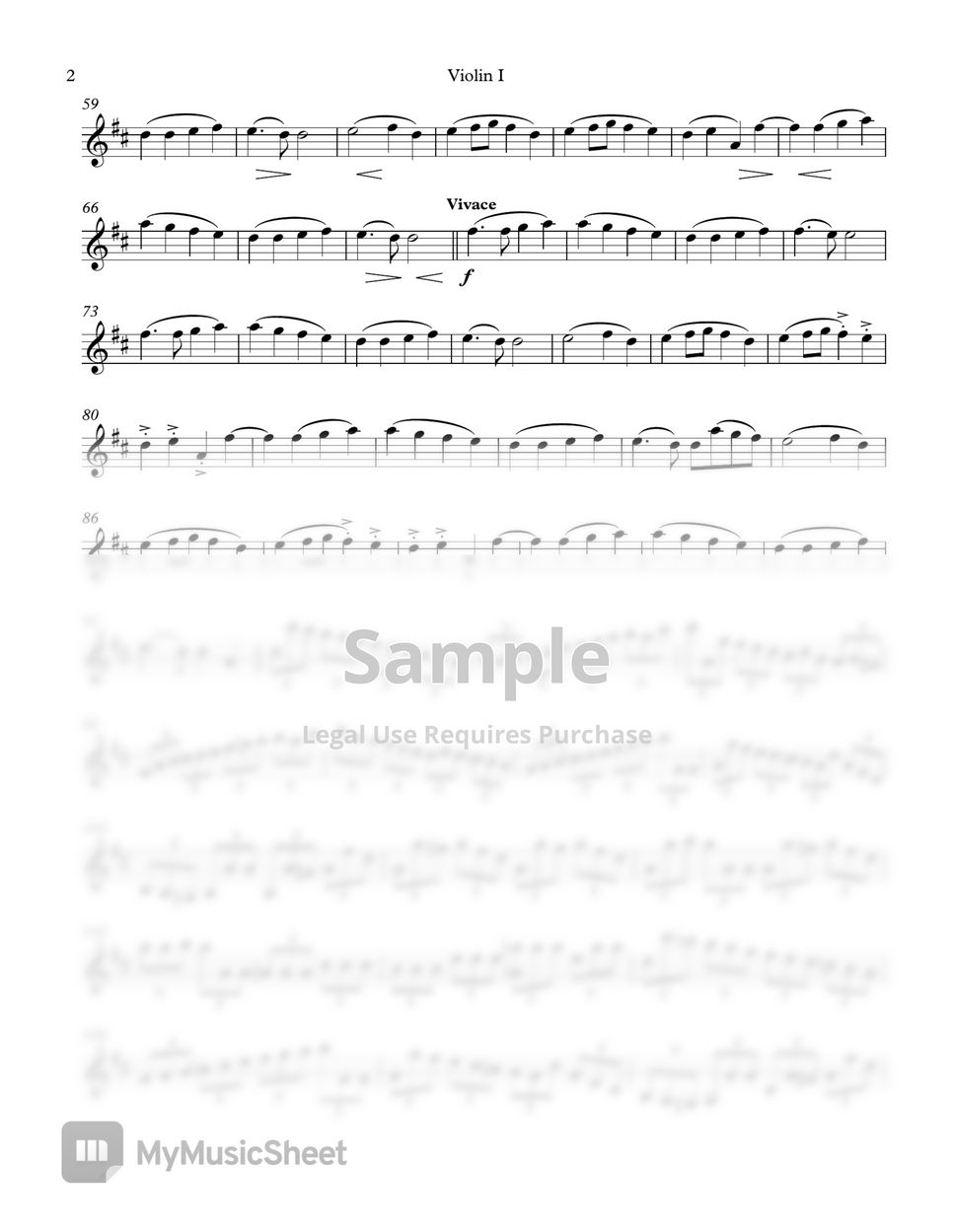 Ludwig von Beethoven Ode to Joy (Space String Quartet Version) Sheets