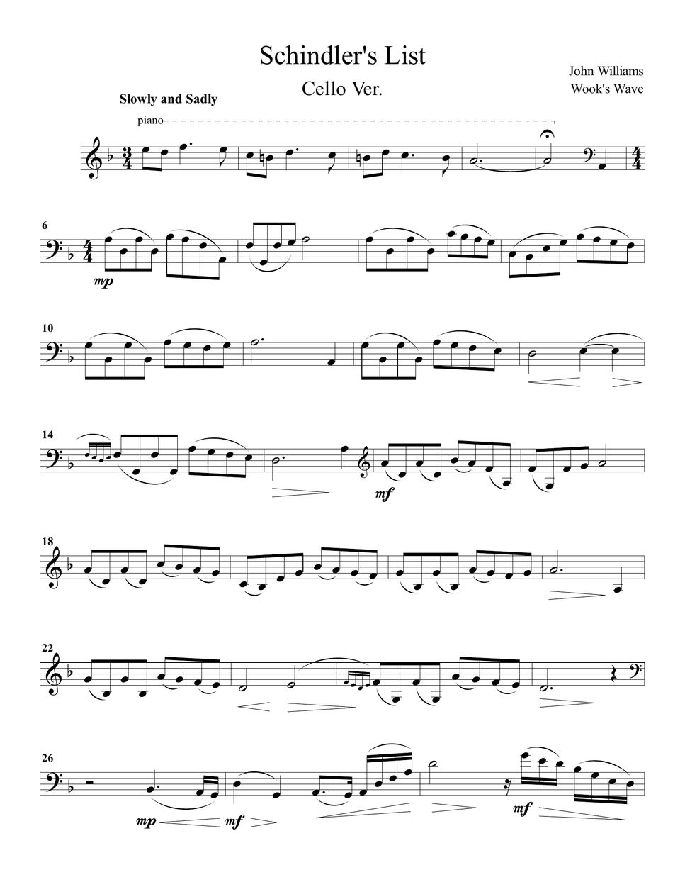 Curation for cello and double bass