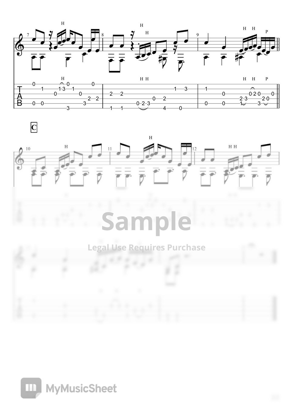 YOASOBI - Prologue (Fingerstyle) Sheets by u3danchou