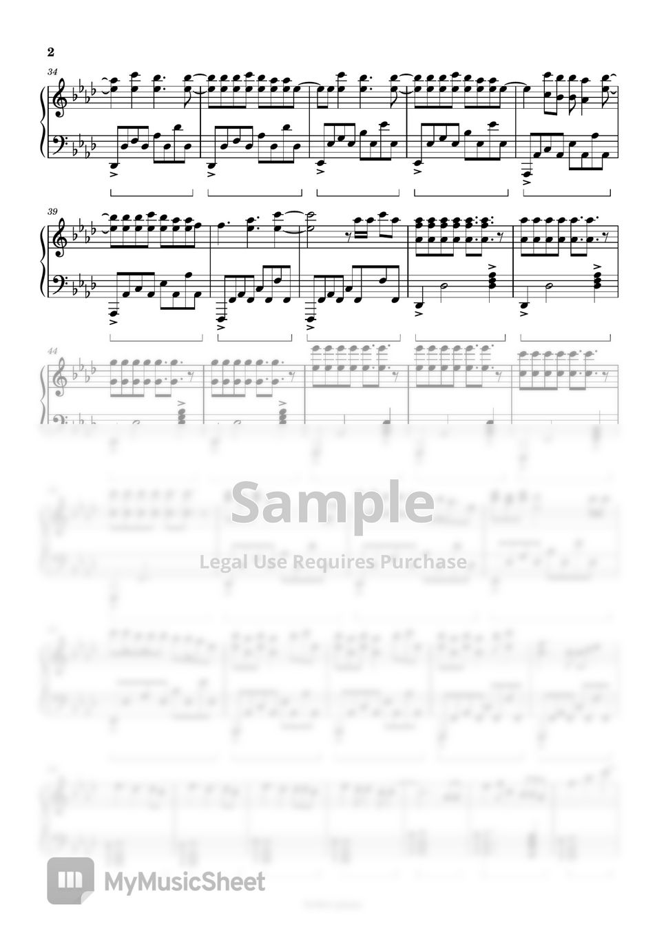 itzy-bet-on-me-sheets-by-bvibvi-piano