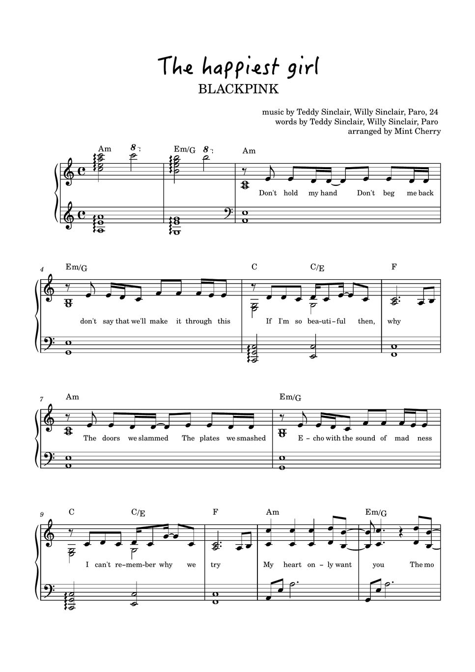 You Broke Me First Piano