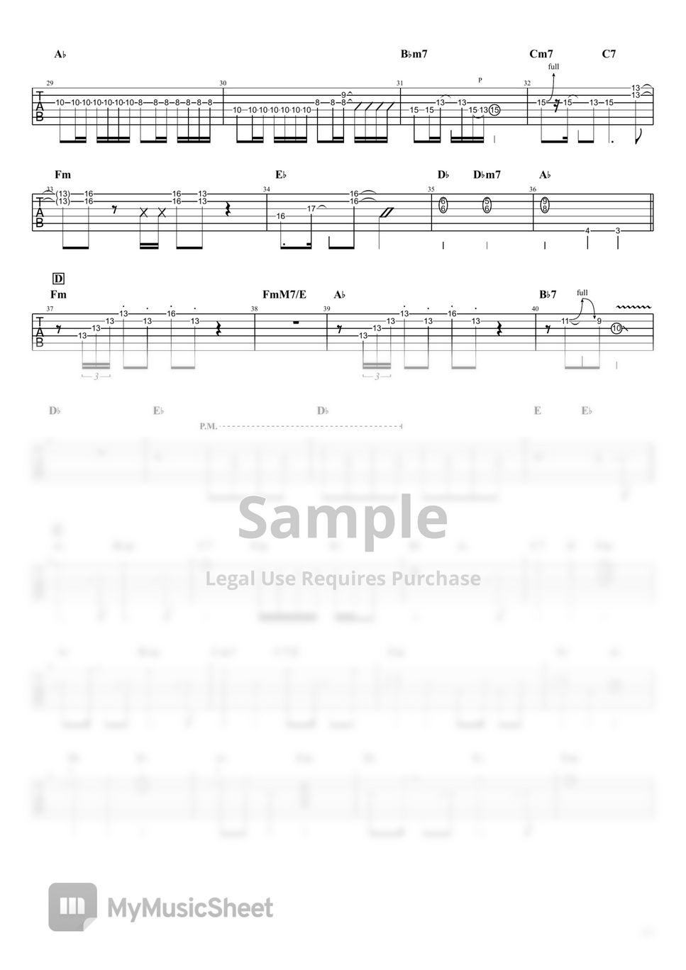 マカロニえんぴつ ハートロッカー (ギターTAB譜 / リード&バッキング) Sheets by Yoppi