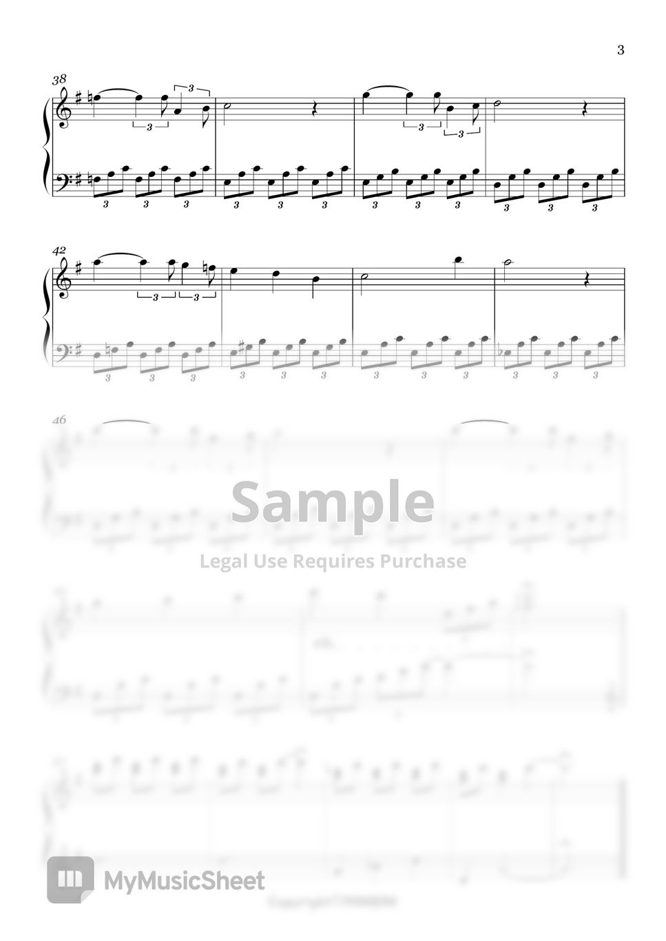 Ri Jeong Hyeok's Piano (리정혁 연주곡) - Piano for Brother (형을 위한 노래) (Easy Version) by MINIBINI