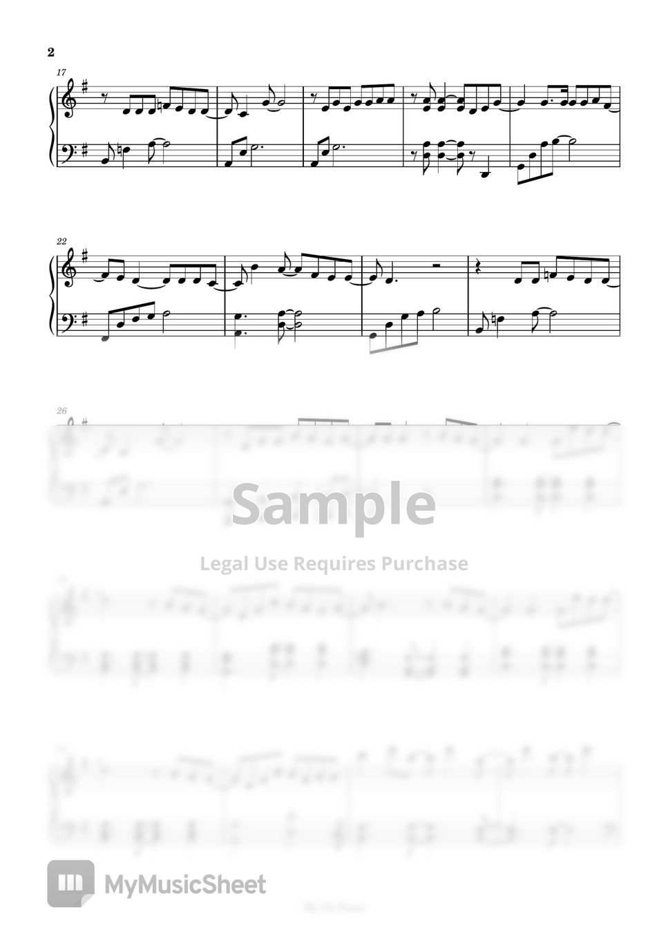 미도와 파라솔 - 슈퍼스타( 슬기로운 의사생활2 ) (피아노악보) by My Uk Piano