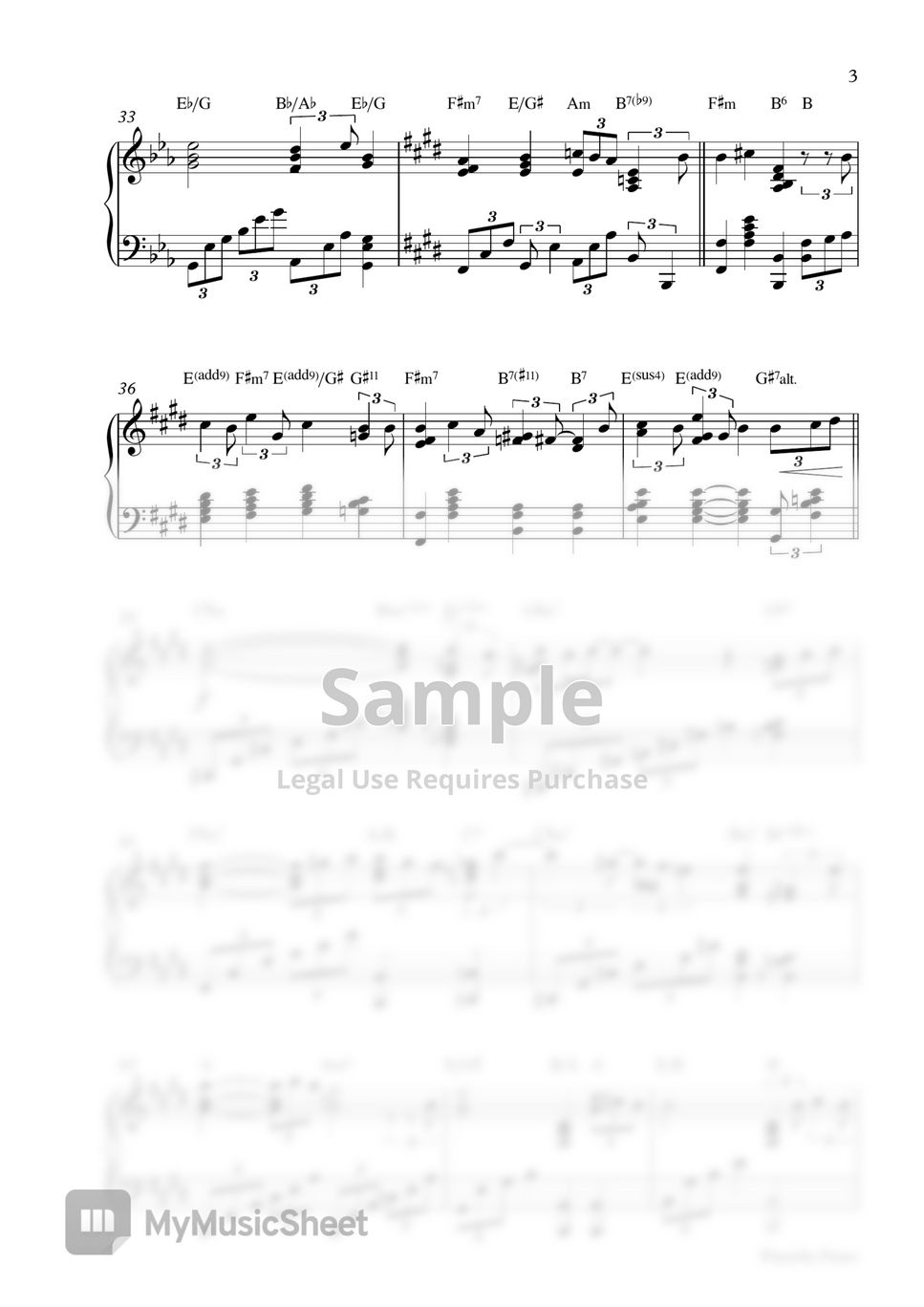 Oh Holy Night - BTS Jungkook Sheet music for Piano (Solo)