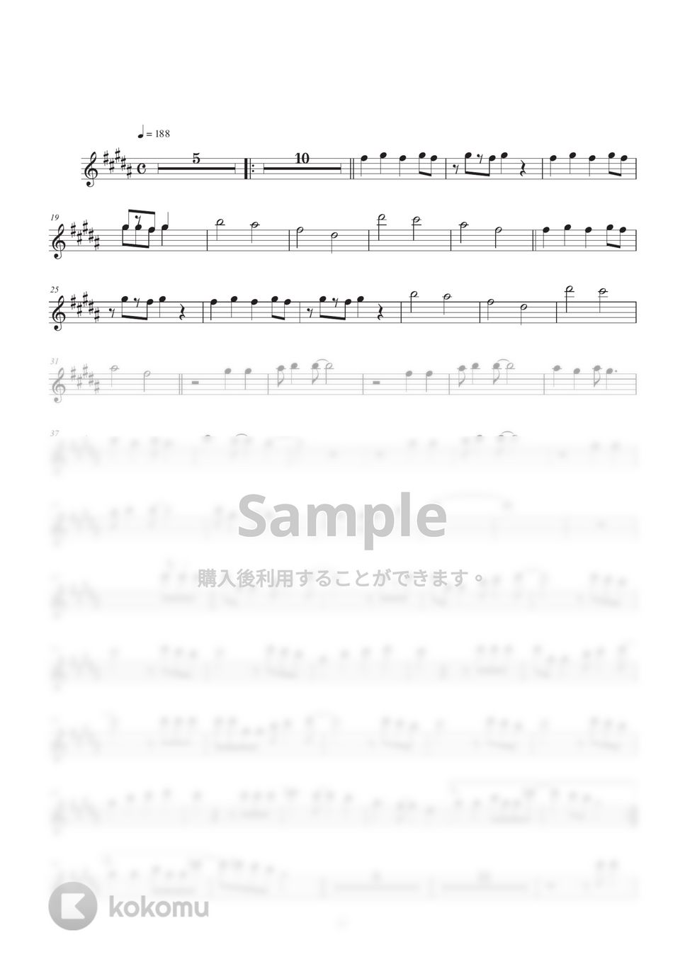 氷川きよし - 限界突破×サバイバー (in E♭) by HiRO Sax