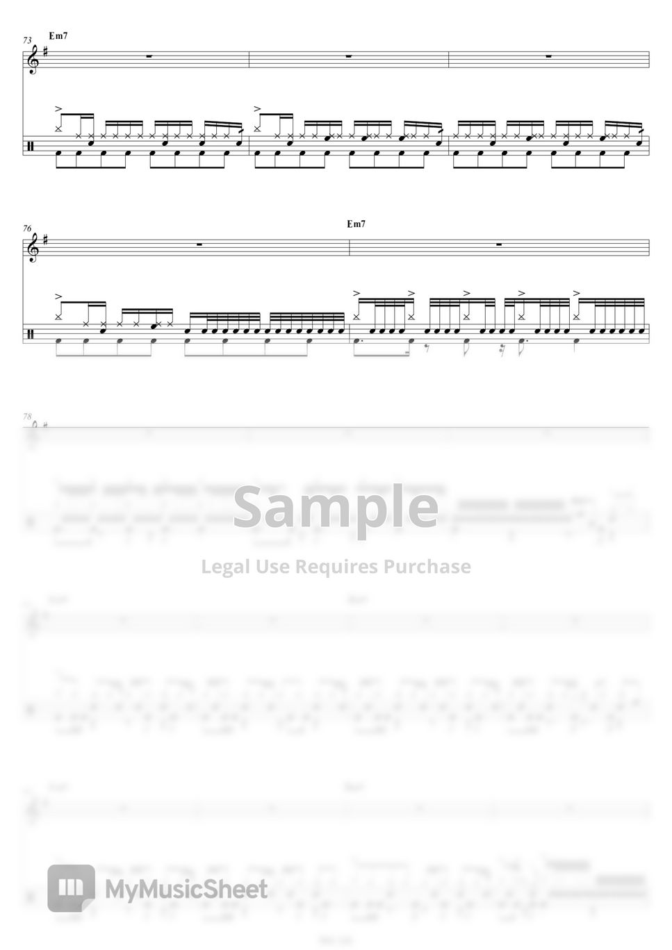 SESONEON - The Wave | Drums Sheets