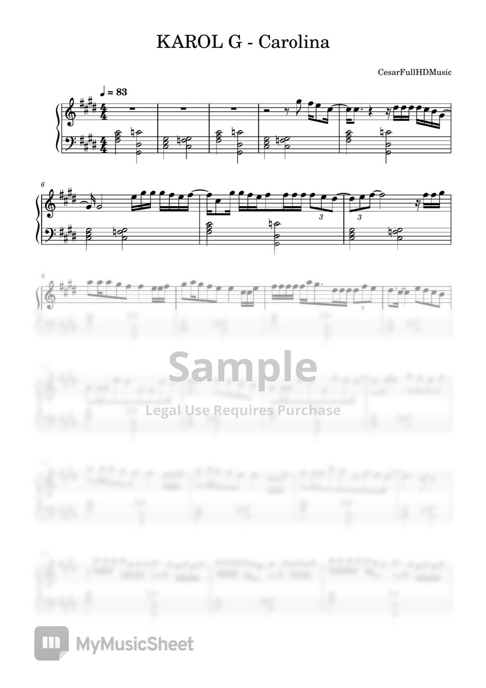 KAROL G Carolina Sheets