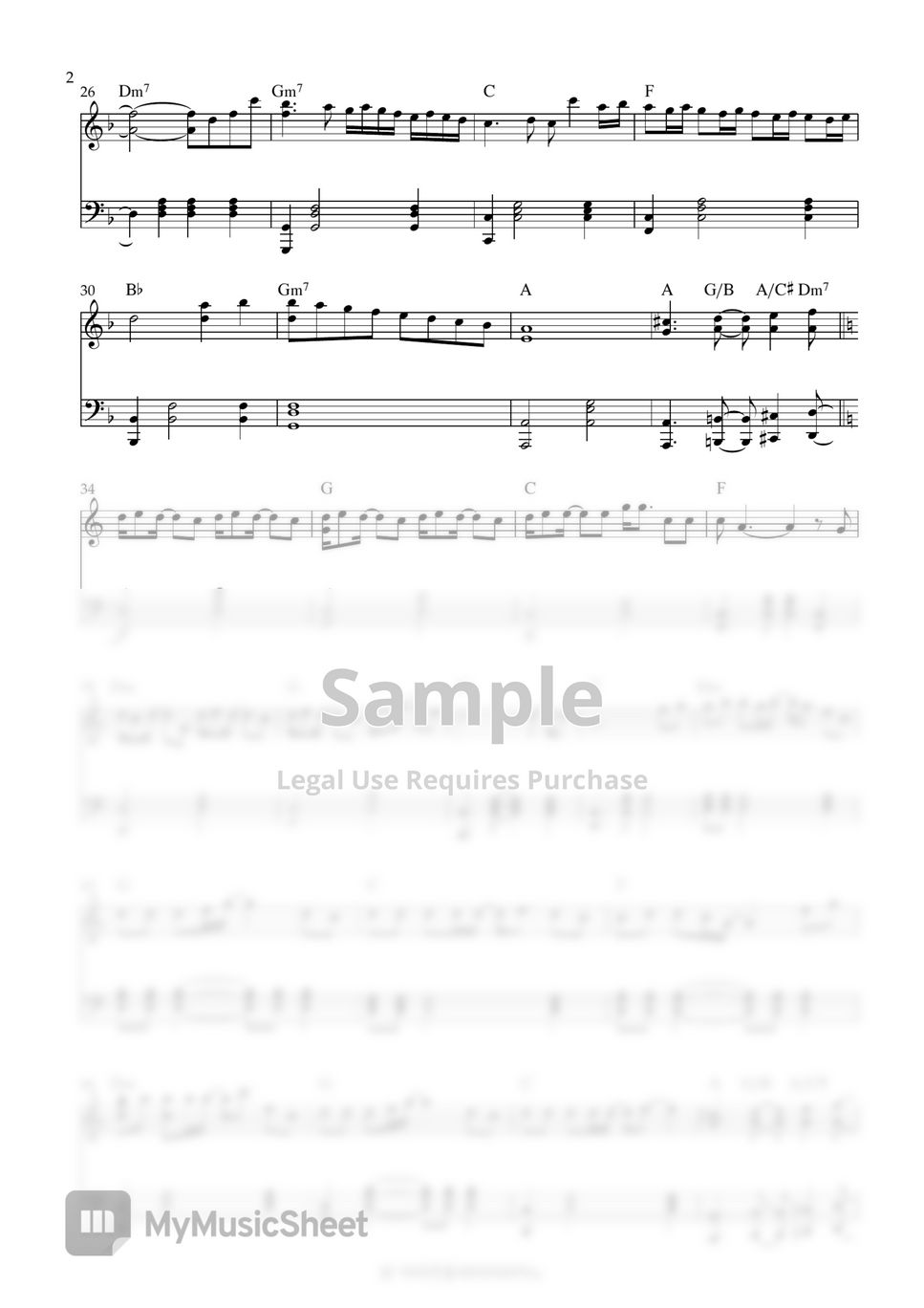 IVE (아이브) - After LIKE (Easy ver.) Sheets by I can play the Piano