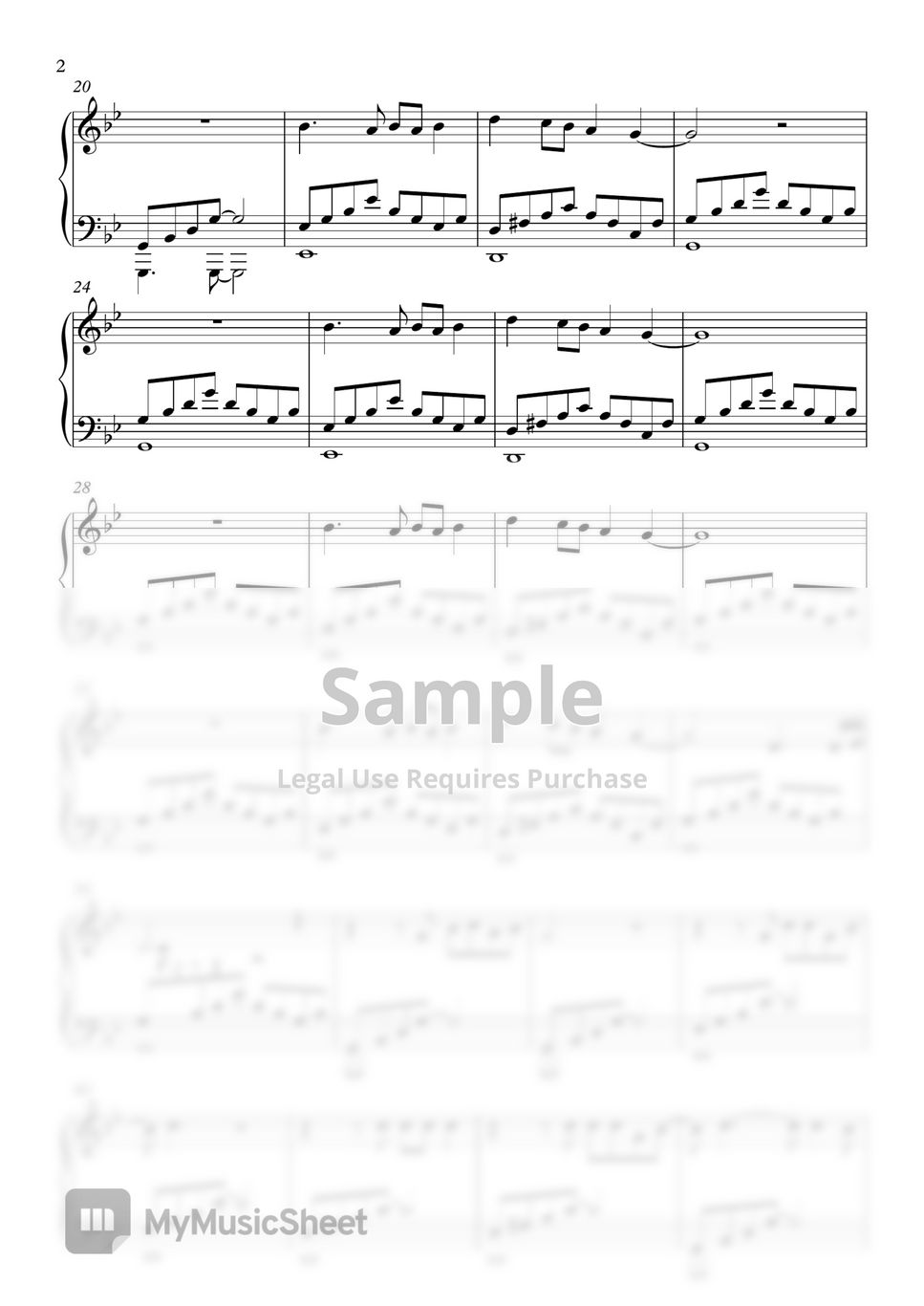 Jamala - Jamala 1944 piano by Michael Piano Notes by Michael TERESHENKO