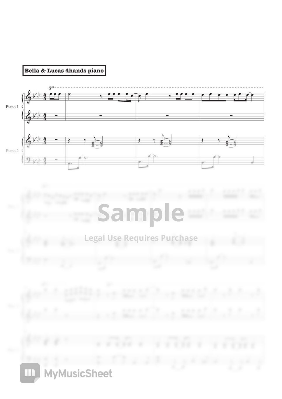 KPOP - Summer Medley (4Hands Piano) by BELLA&LUCAS