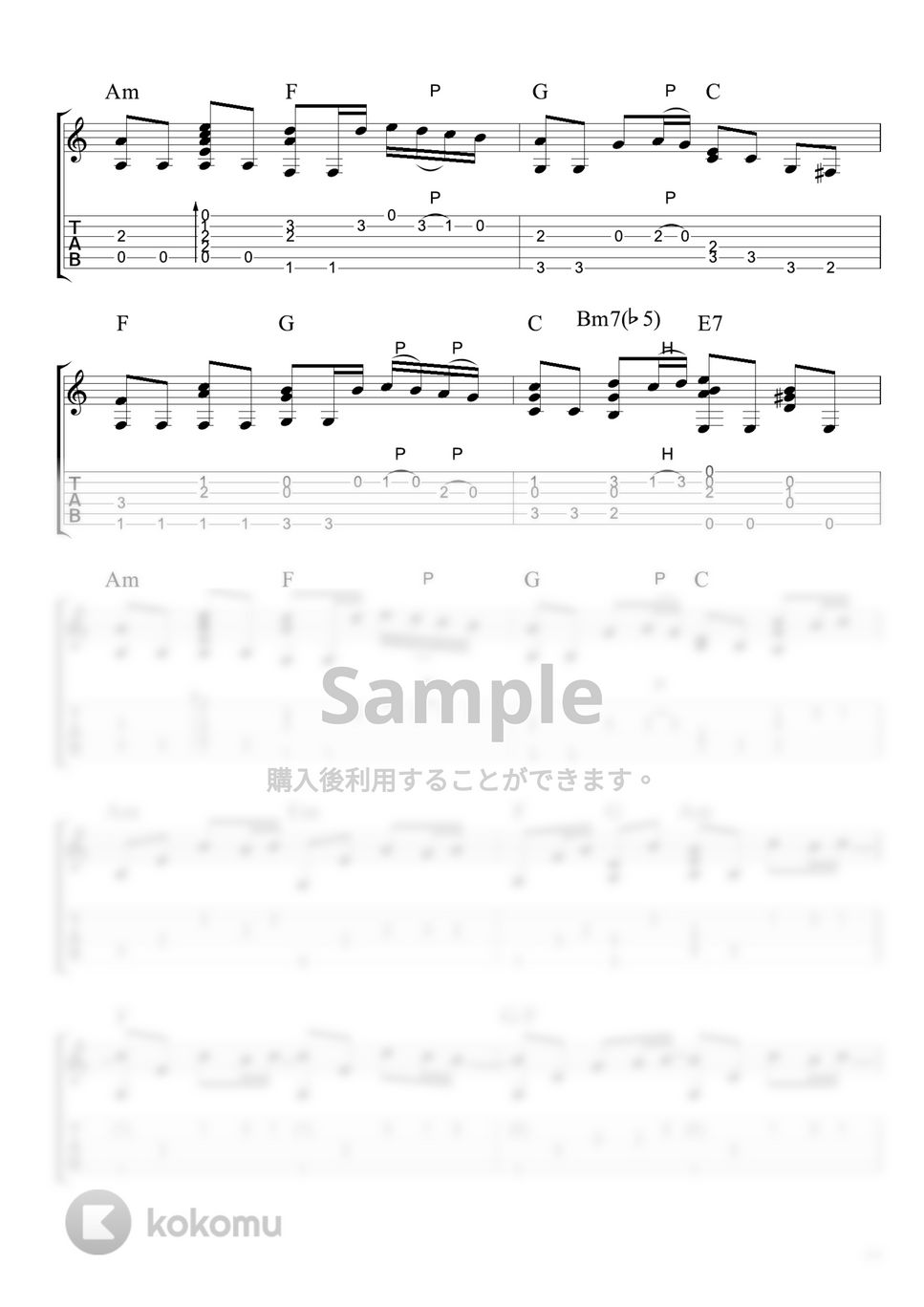 松任谷 由実 - 春よ、来い (ソロ・ギター) by Strings Guitar School