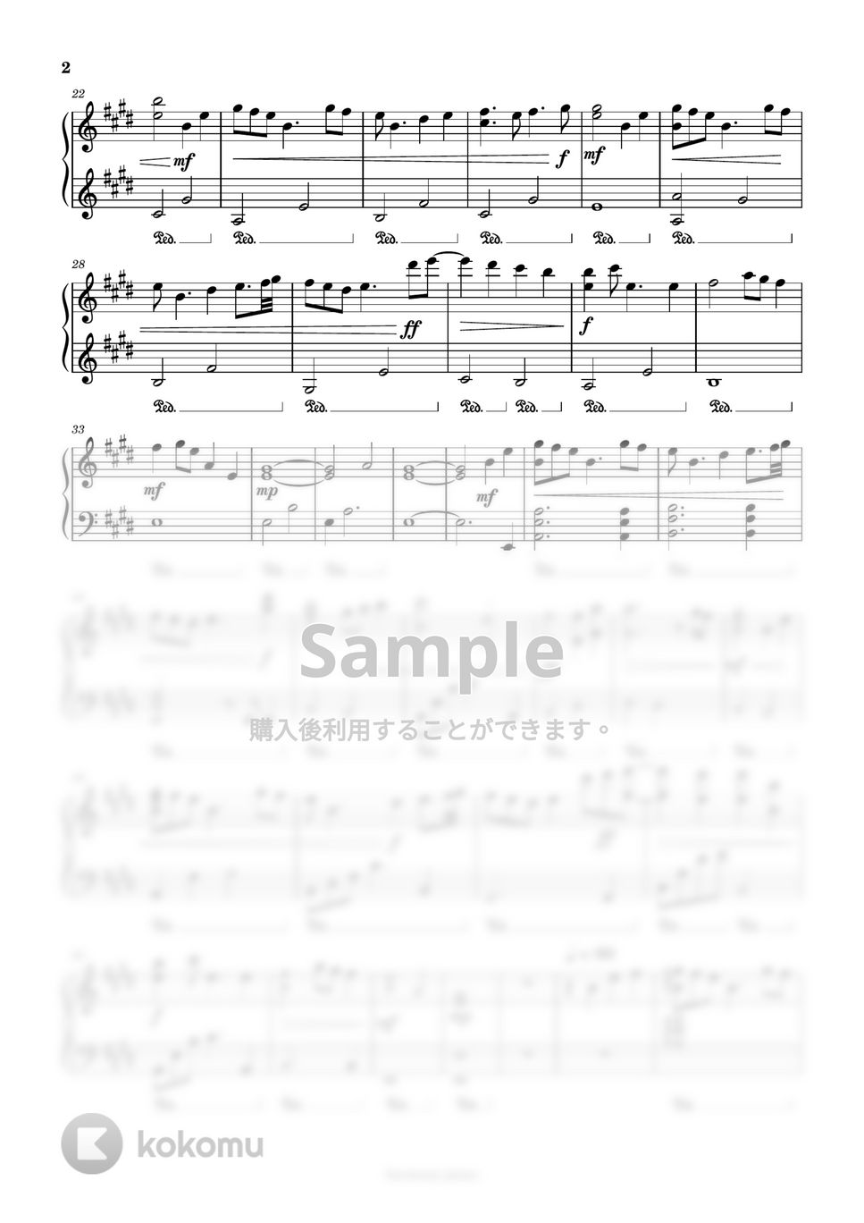 silent - メインテーマ (目黒蓮/川口春奈) by harmony piano
