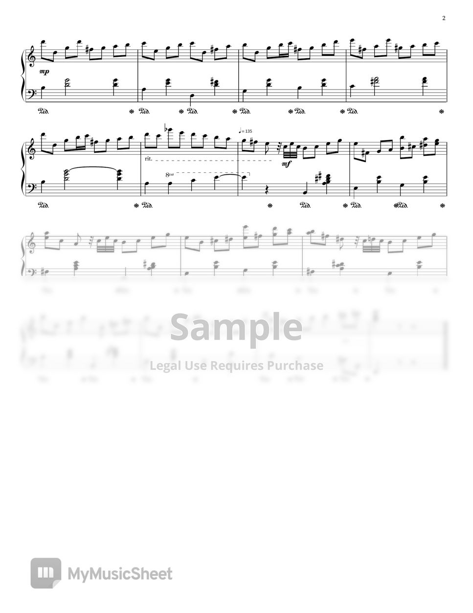 N. Tcherepnin - Paquita Jewel Variation by Caazi Piano Sheets